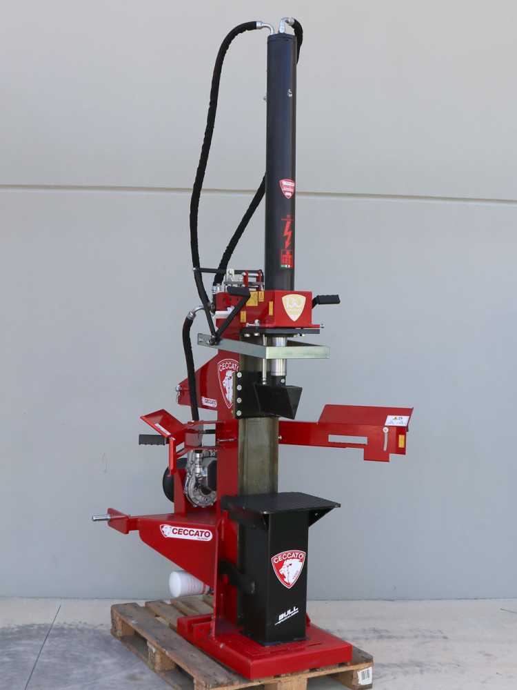 Ceccato Olindo Bull SPLT25 aftakas houtklover, 25 ton, verticaal, detail 14