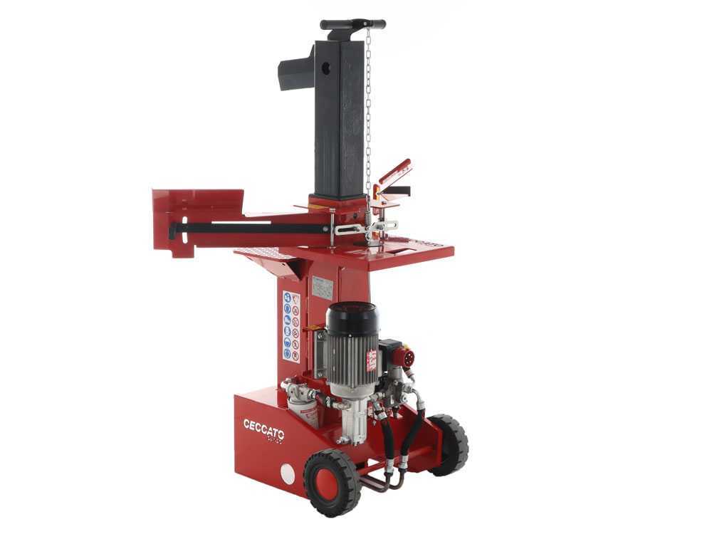 Ceccato Olindo SPLE12T elektrische houtklover, 12 ton, verticaal, detail 13