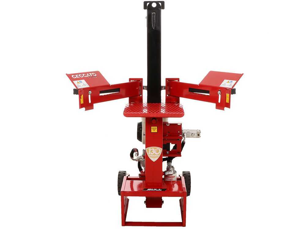 Ceccato Olindo SPL10H GP160 benzine houtklover, 10 ton, verticaal, detail 14