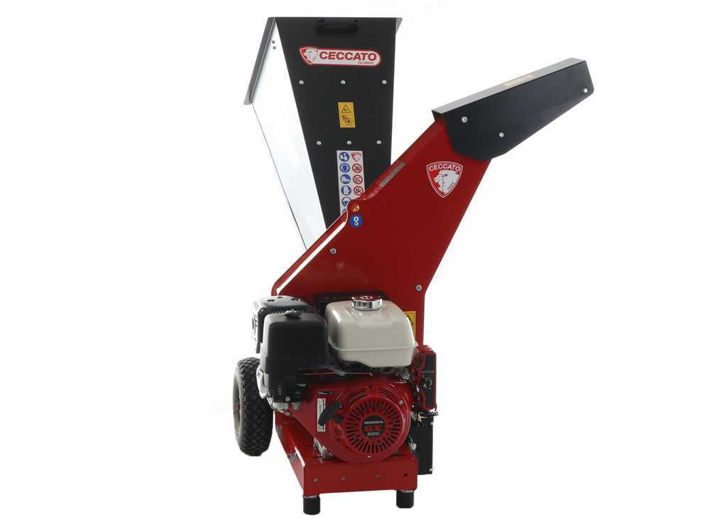 Ceccato Olindo Tritone Maxi benzine hakselaar, takken tot 70 mm, elektrische start, detail 13