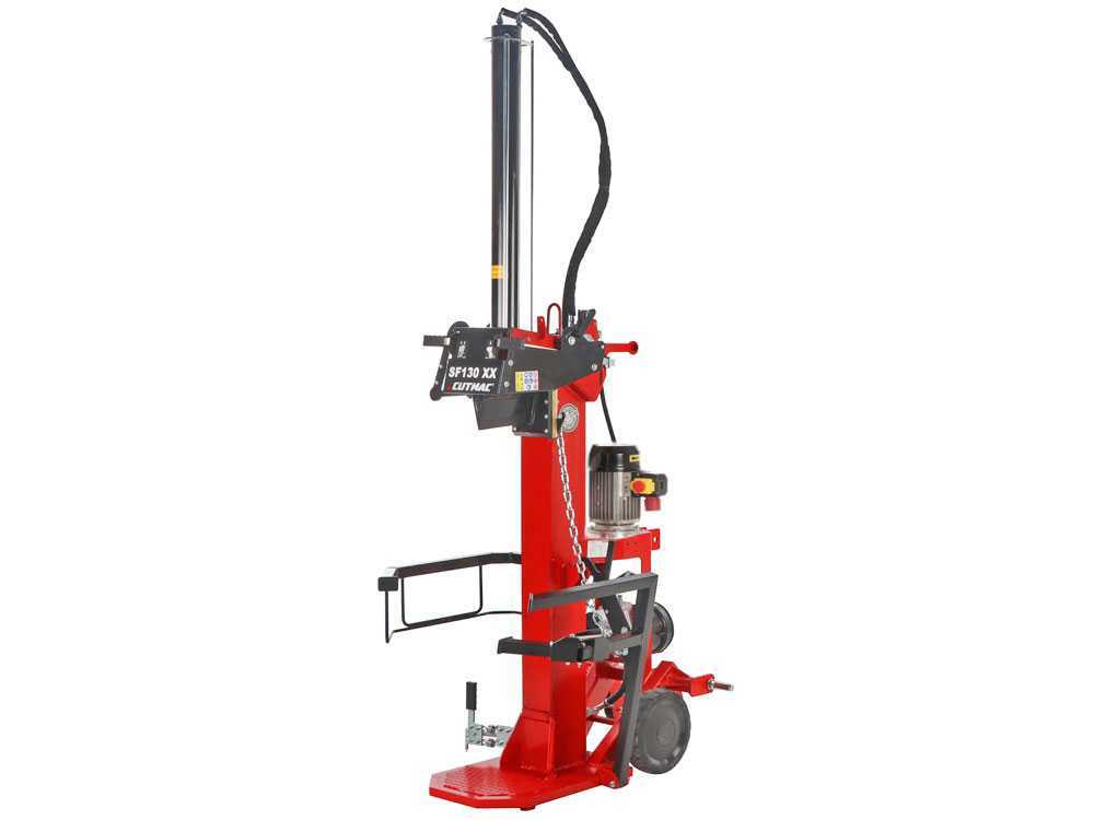 Docma SF130 380 + elektrische houtklover, 13 ton, verticaal, detail 14