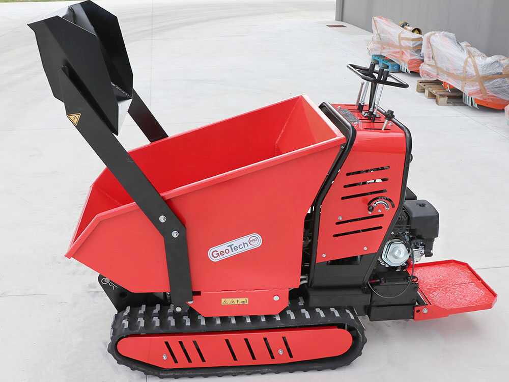 Rupsdumper laadvermogen 500 kg GeoTech Pro Geoporter 550 DHS Hydro, hydraulisch kiepen, detail 14
