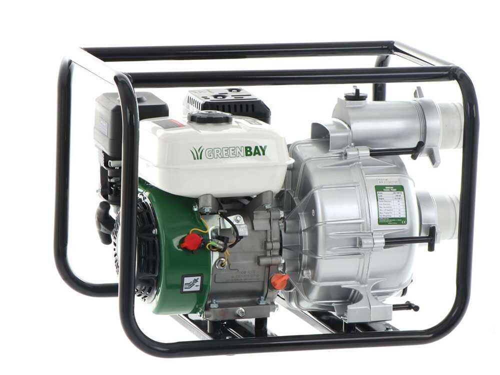 GreenBay GB-TWP 80 benzine motorpomp voor vuil water, aansluiting 80 mm, detail 13