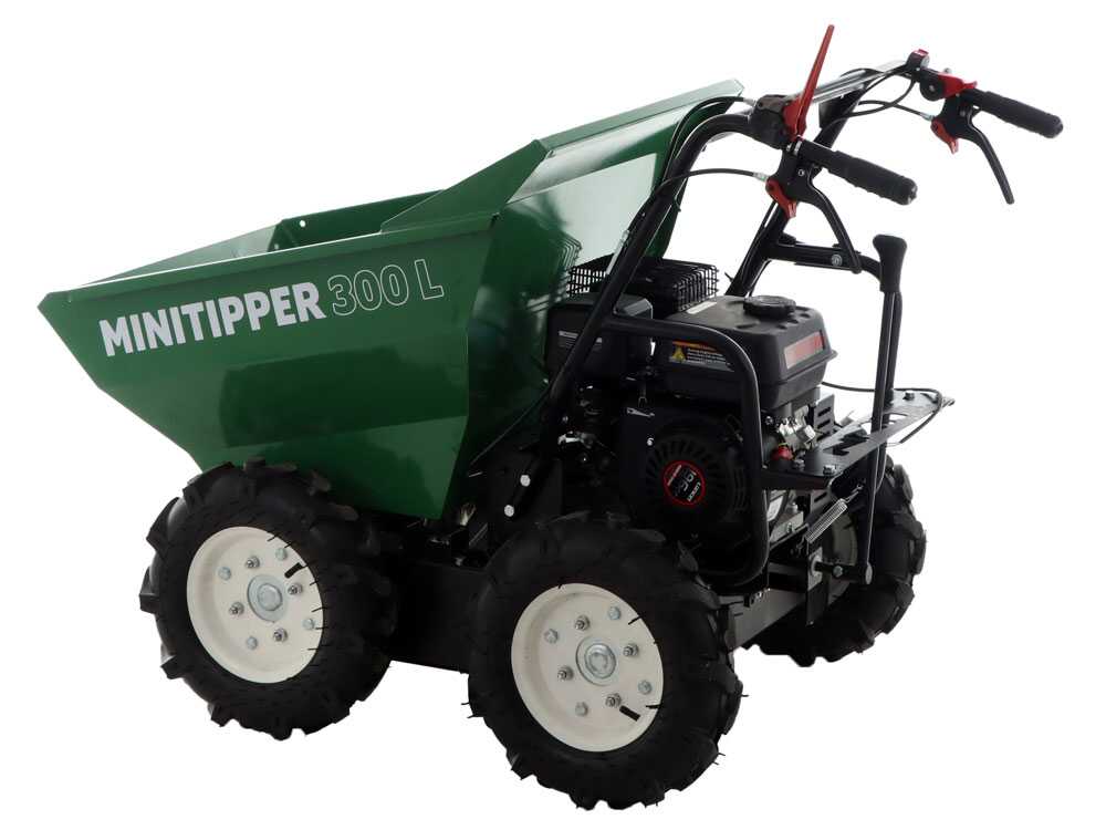 Motorkruiwagen laadvermogen 300 kg GreenBay MiniTipper 300 L, motor Loncin G200F, 4x4, detail 13