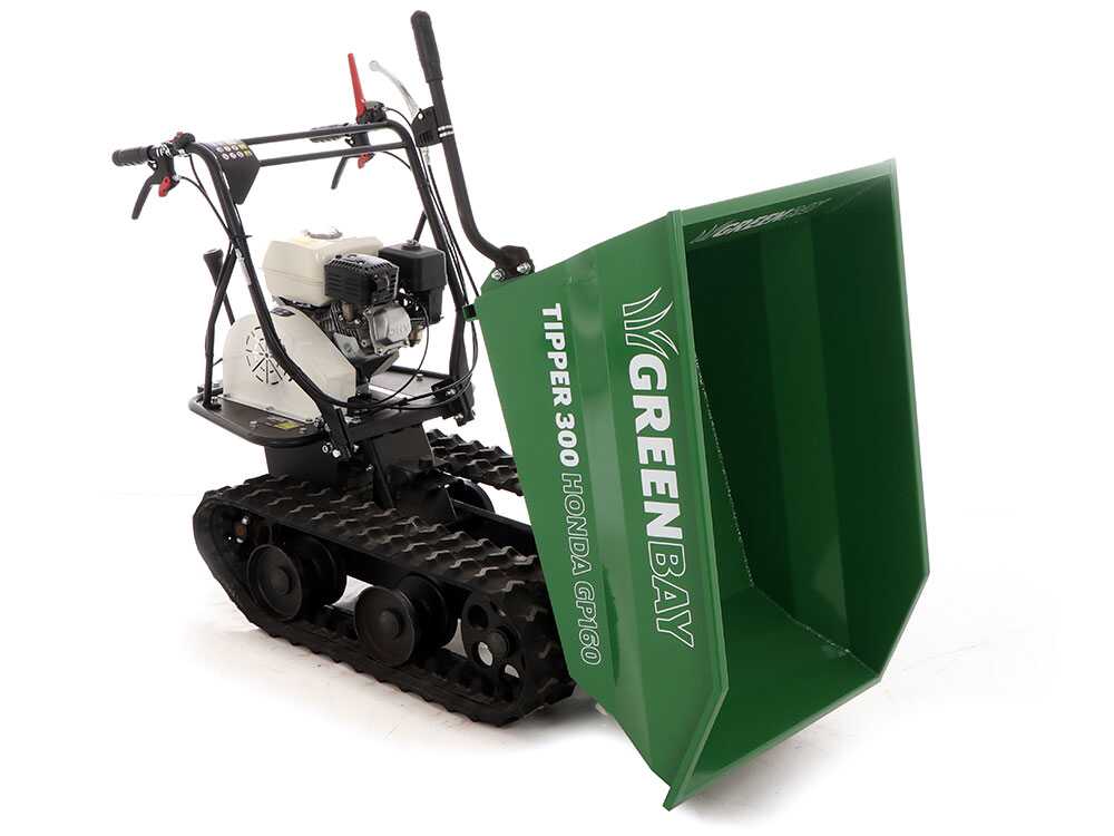 Rupsdumper laadvermogen 300 kg GreenBay Tipper 300, motor Honda GP160, detail 14