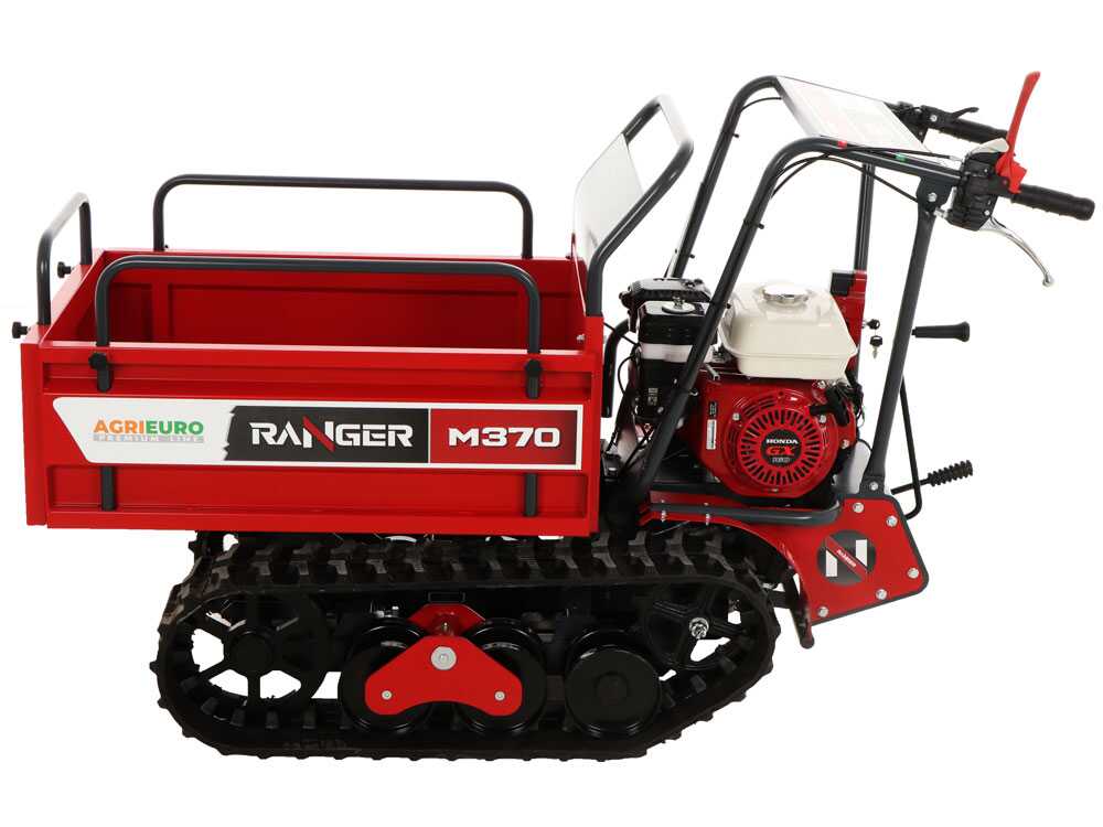 Rupsdumper laadvermogen 350 kg AgriEuro Premium Ranger M370-E Extendable, motor Honda GX160, detail 14