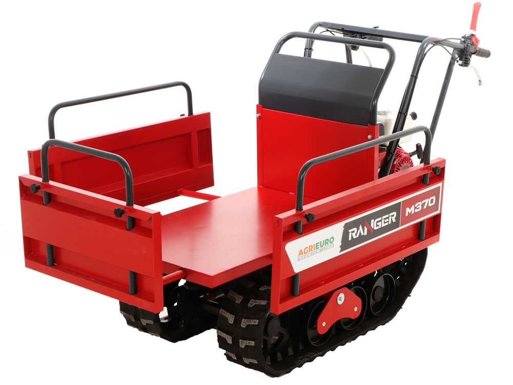 Rupsdumper laadvermogen 350 kg AgriEuro Premium Ranger M370 Extendable, motor Honda GX160, detail 14