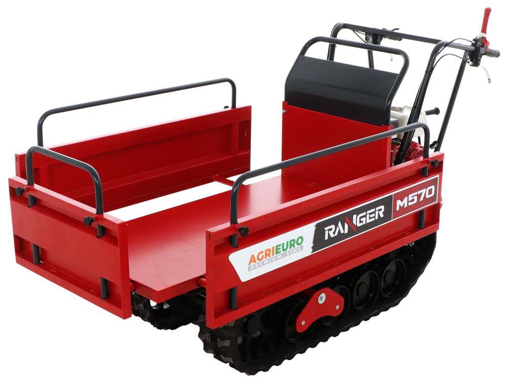 Rupsdumper laadvermogen 500 kg AgriEuro Premium Ranger M570-E Extendable, motor Honda GX200, detail 14