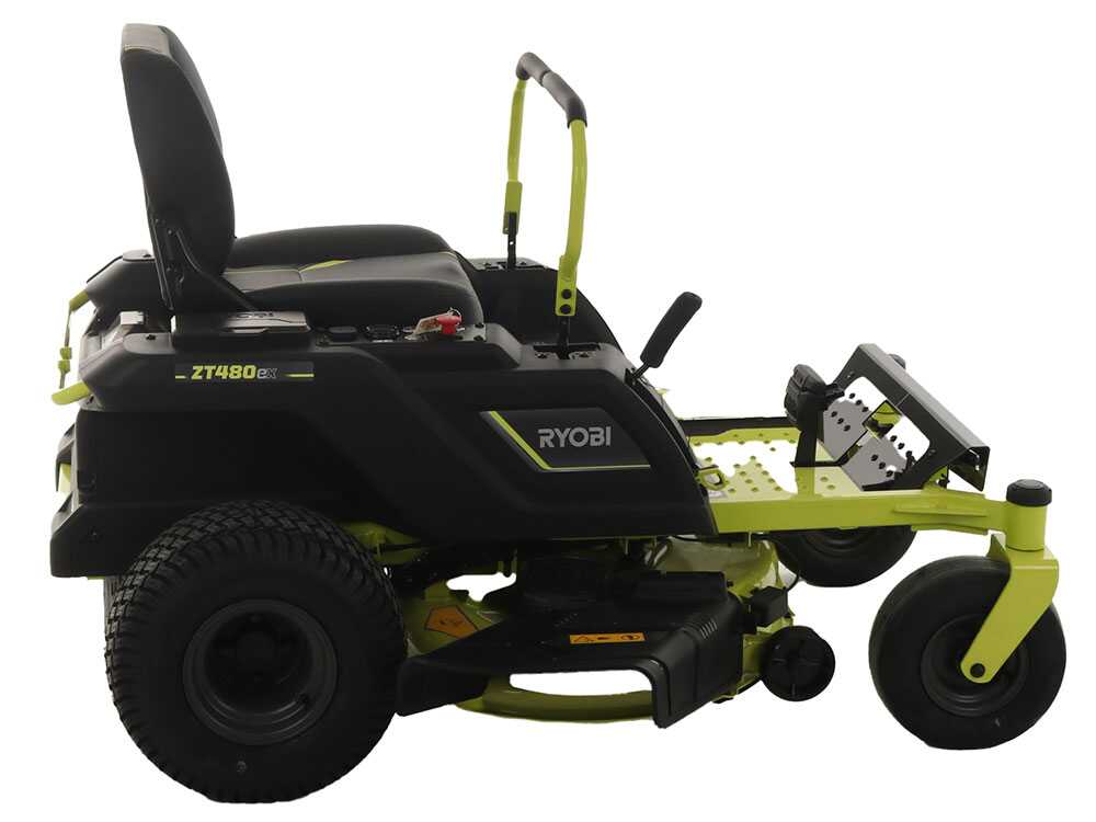 Ryobi ZTR480ex accu-zero-turn zitmaaier 107 cm, automaat, detail 13