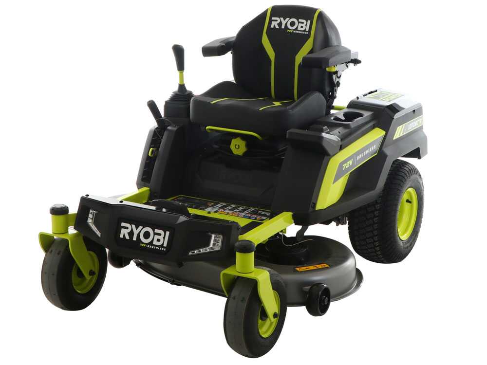 Ryobi ZTRX107 accu-zero-turn zitmaaier 107 cm, automaat, detail 13
