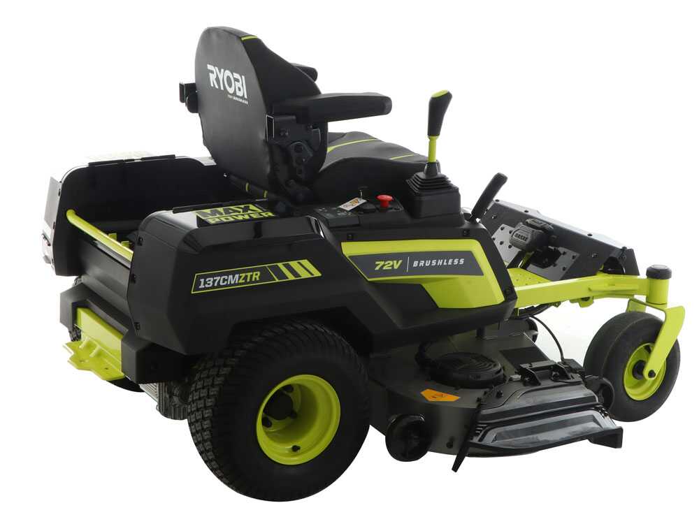 Ryobi ZTRX137 accu-zero-turn zitmaaier 137 cm, automaat, detail 13