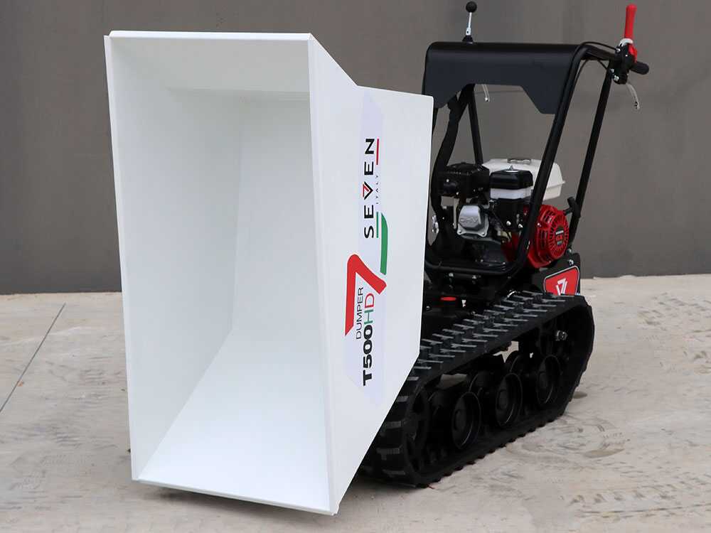 Rupsdumper laadvermogen 500 kg Seven Italy T500HD GX-E, hydraulisch kiepen, detail 14