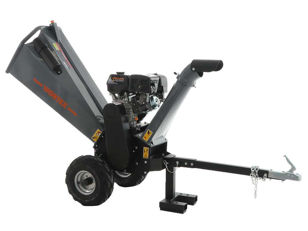 Wortex Drake D420/120L benzine hakselaar, takken tot 90 mm, detail 13