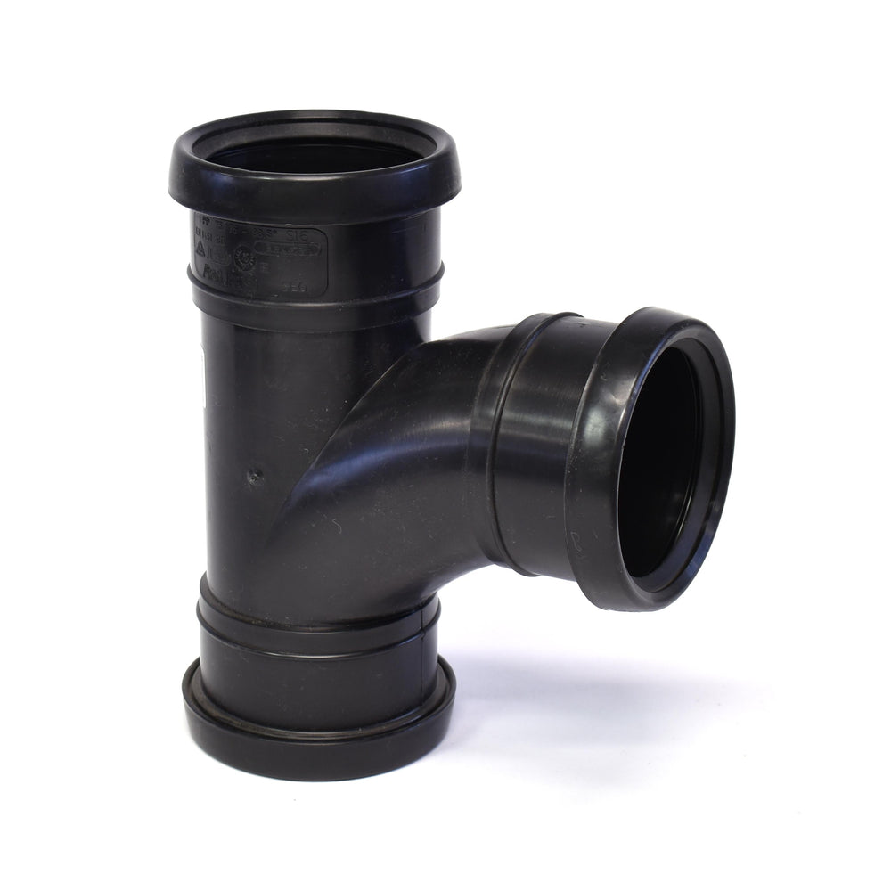 PP Manchet Stroom verloop T-stuk 88,5 graden 3x Mof | Rabe