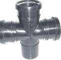 
  PP T-stuk dubbel PP 88 graden, 110 mm, mof x mof x mof x spie | Rabe - Artikelnummer 150318

