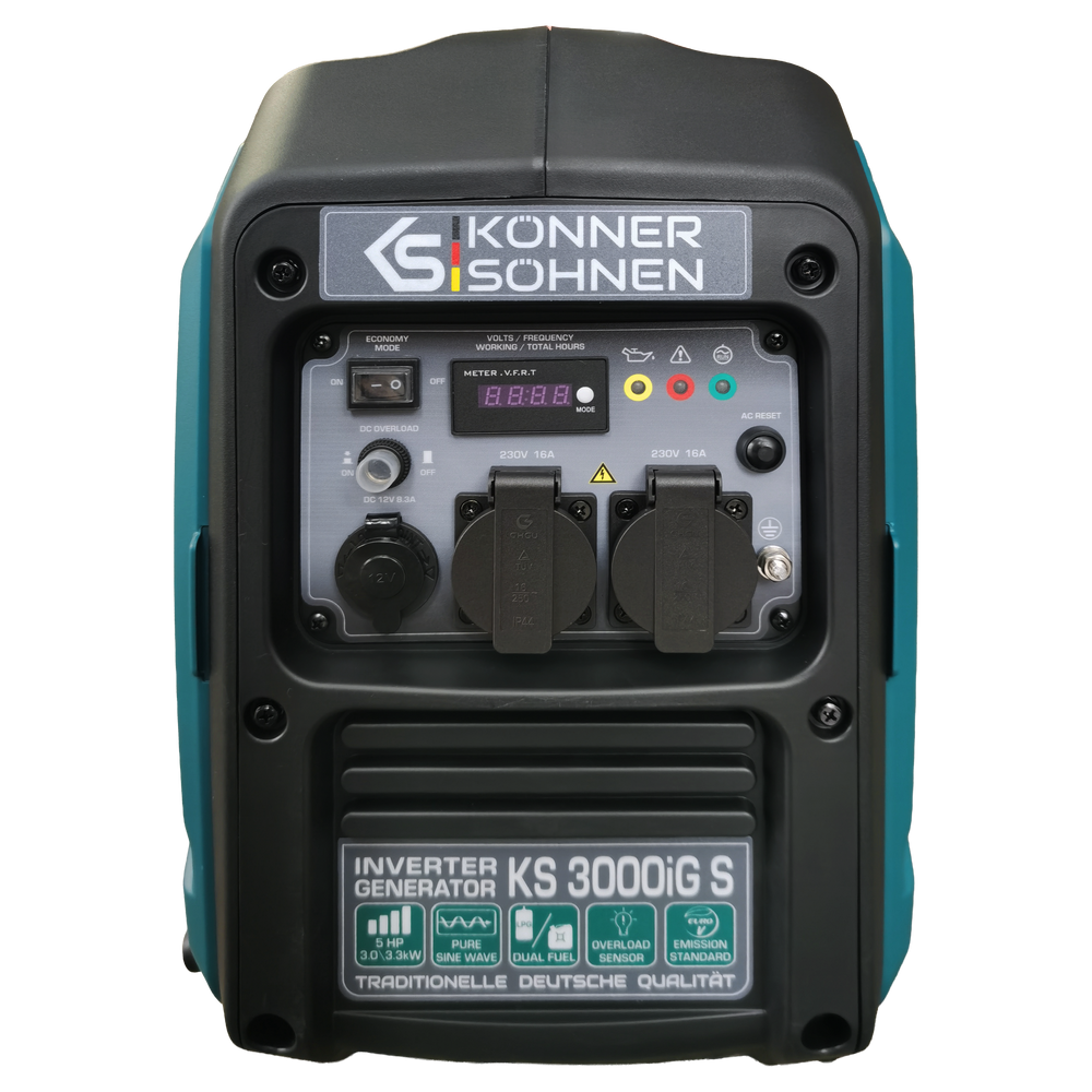 Könner & Söhnen KS 3000iG S inverter aggregaat op gas en benzine 3,3 kW, foto 3