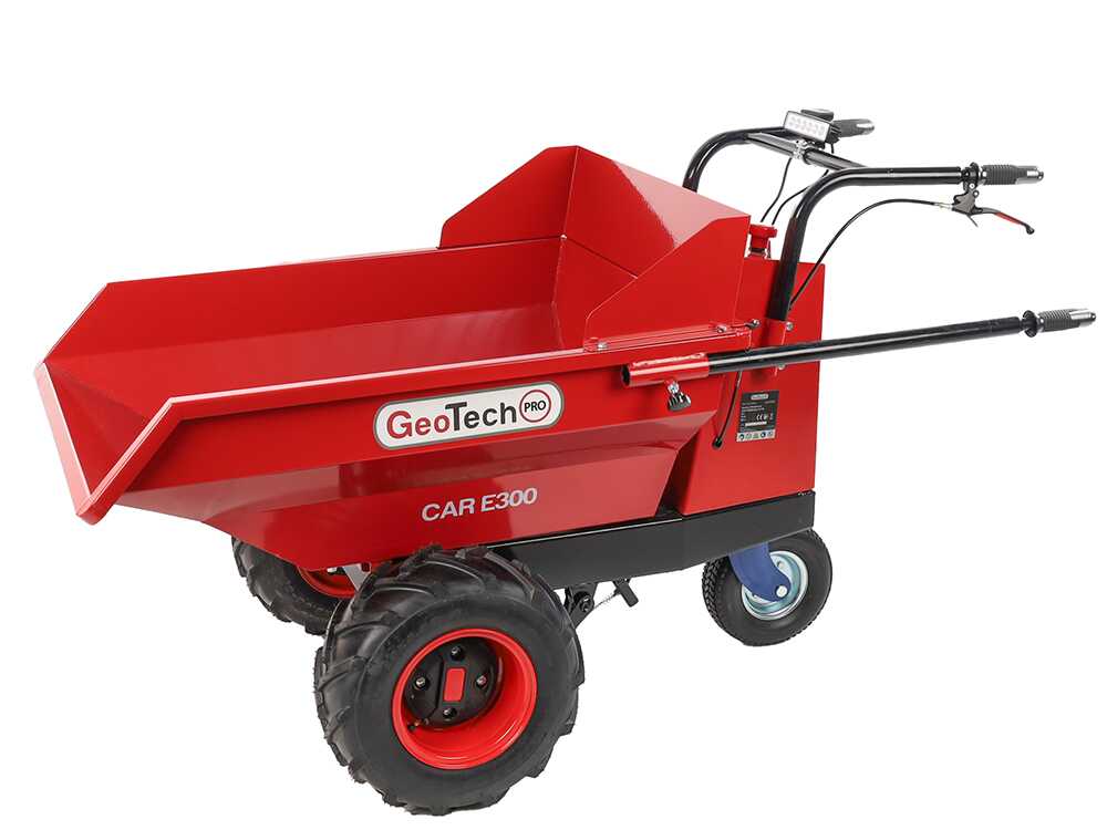 Accu motorkruiwagen laadvermogen 300 kg GeoTech Pro Wheelbarrow Mini, detail 14