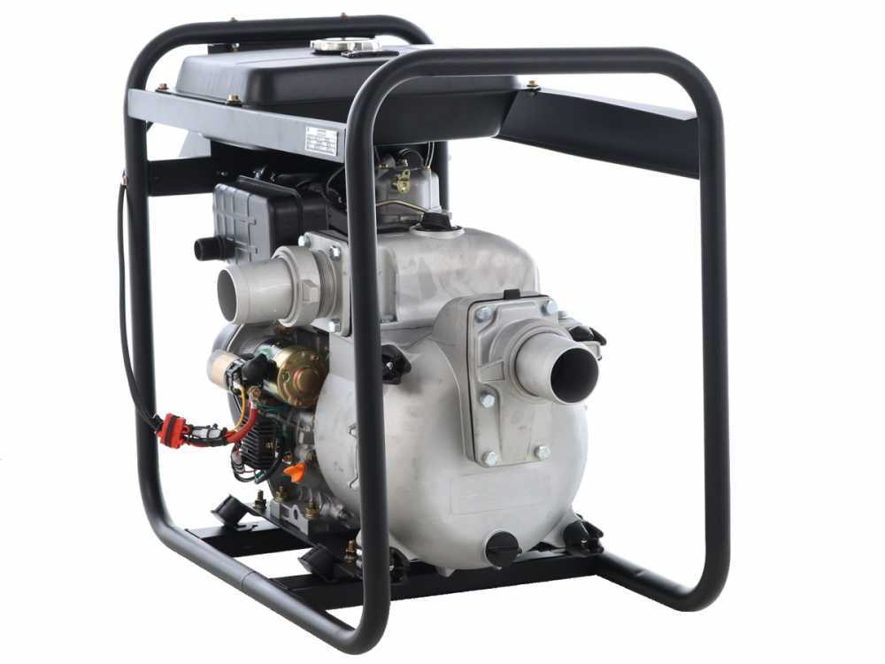 BlackStone BD-ST 8000ES diesel motorpomp voor vuil water, aansluiting 80 mm, detail 14