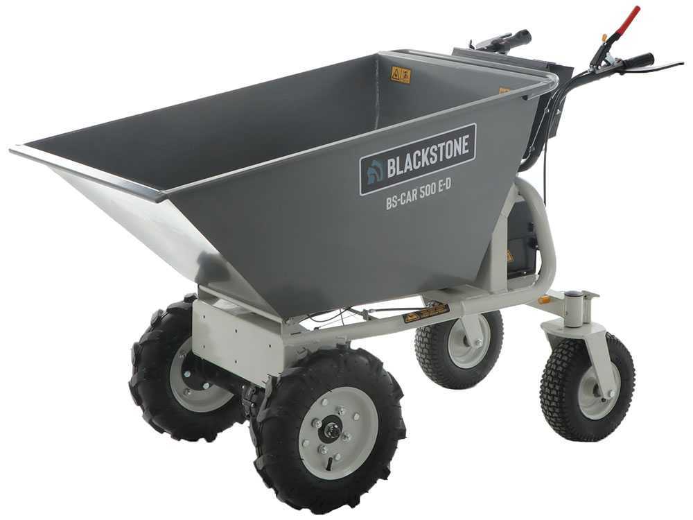 Accu motorkruiwagen laadvermogen 500 kg BlackStone BS-CAR 500 E-D, 48 V 25 Ah, detail 14