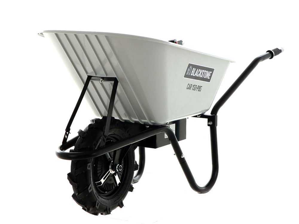 Accu motorkruiwagen laadvermogen 150 kg BlackStone CAR 150-P85, 24 V, detail 14