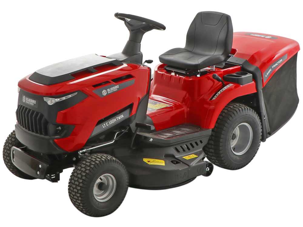 Blue Bird LT C102H TWIN gazontractor met opvangbak 102 cm, hydrostaat, detail 14