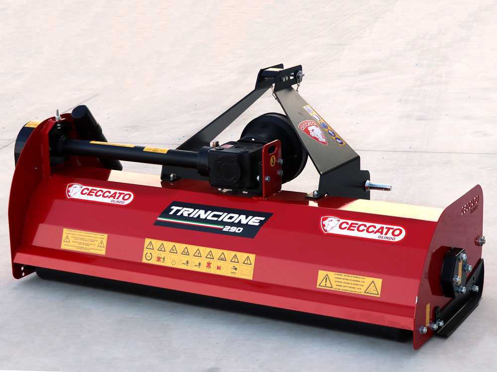 Ceccato Olindo Trincione 290 klepelmaaier 120 cm, 40 Y-messen, detail 15