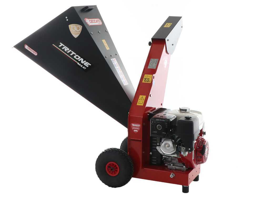 Ceccato Olindo Tritone Maxi benzine hakselaar, takken tot 70 mm, elektrische start, detail 14