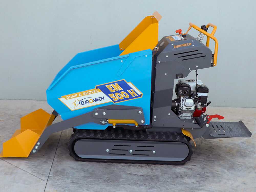 Rupsdumper laadvermogen 500 kg EuroMech EM500H-Dump & Shovel, hydraulisch kiepen, detail 15