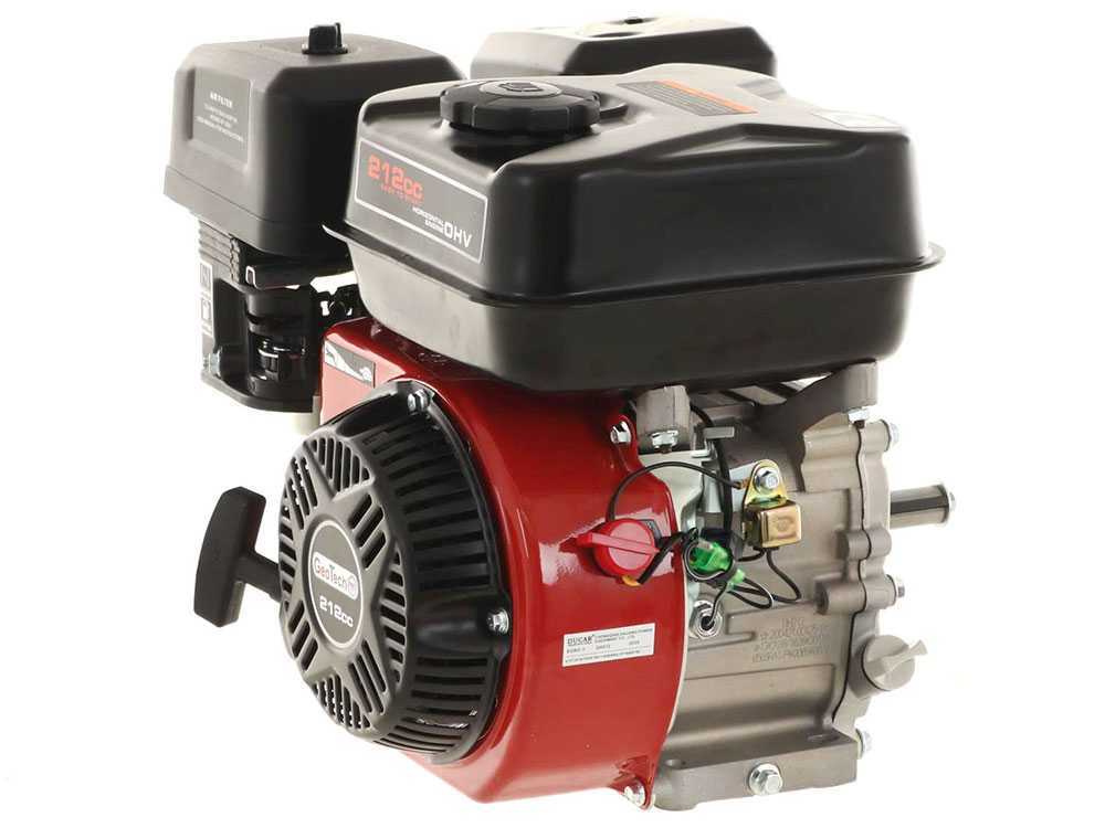 GeoTech Pro 212 cc benzinemotor met horizontale as, 7,5 pk, detail 14