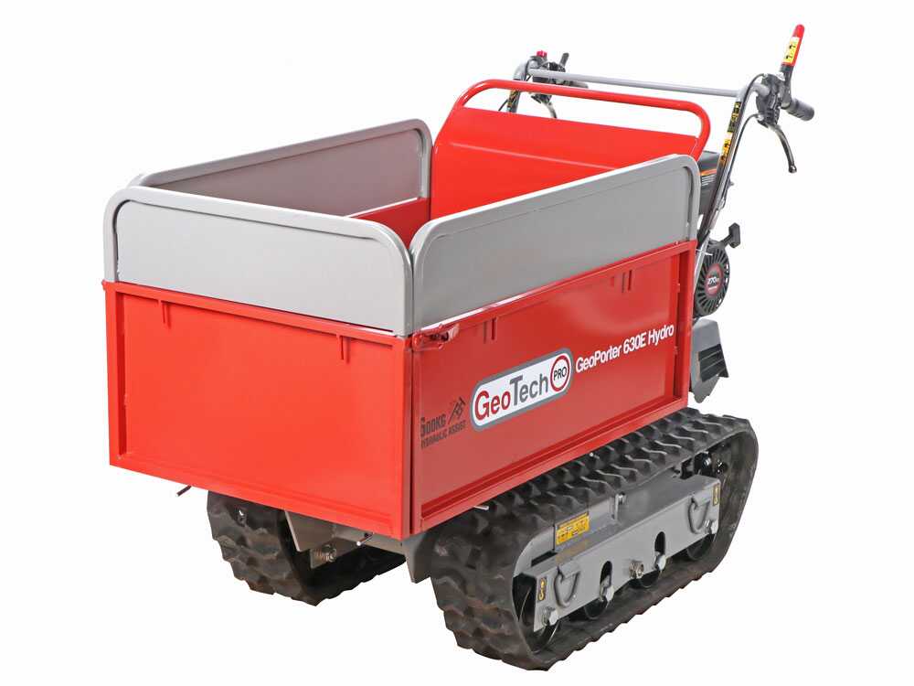Rupsdumper laadvermogen 600 kg GeoTech Pro GeoPorter 630E Hydro, detail 15
