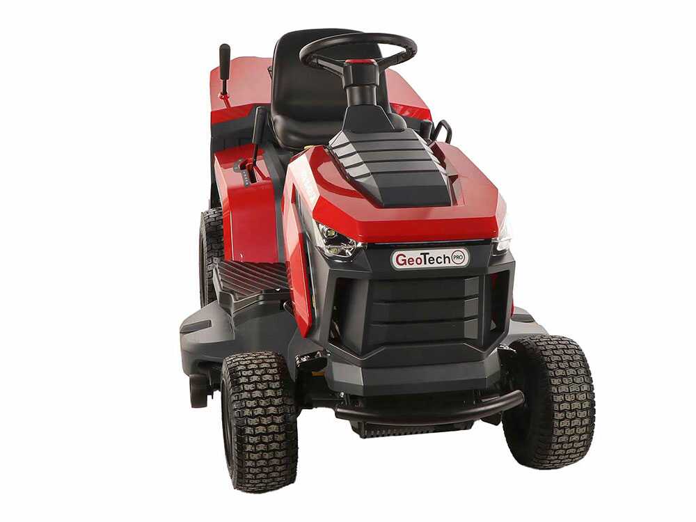 GeoTech Pro PRTM 180-1020 CM gazontractor met opvangbak 102 cm, versnellingsbak, detail 14