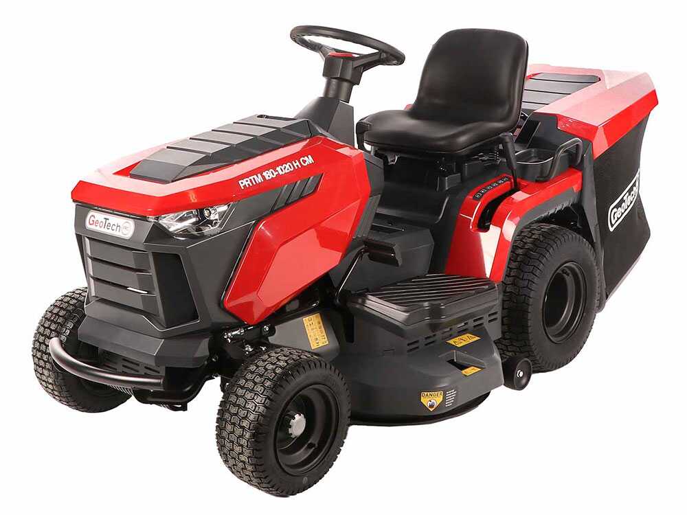 GeoTech Pro PRTM 180-1020 H-CM gazontractor met opvangbak 102 cm, hydrostaat, detail 14
