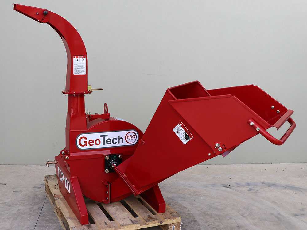 GeoTech Pro TCP 100 aftakas hakselaar, takken tot 100 mm, detail 15