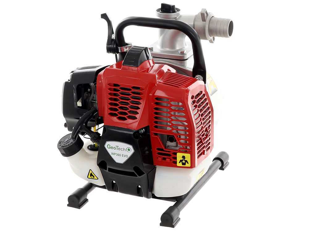 GeoTech WP360 EVO benzine motorpomp, aansluiting 40 mm, detail 15