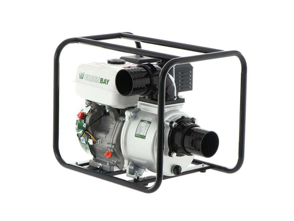 GreenBay GB-WP 100 benzine motorpomp, aansluiting 100 mm, detail 14