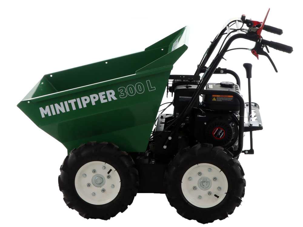 Motorkruiwagen laadvermogen 300 kg GreenBay MiniTipper 300 L, motor Loncin G200F, 4x4, detail 14