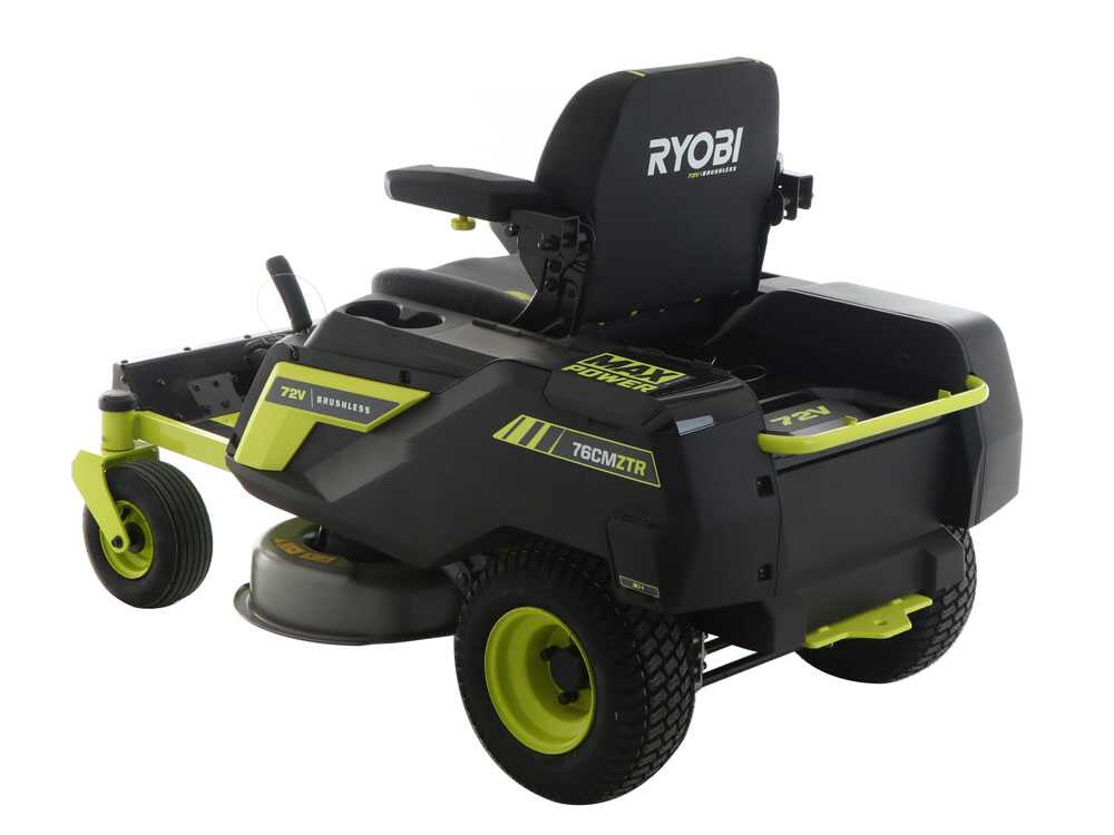 Ryobi ZTRX76 accu-zero-turn zitmaaier 76 cm, automaat, detail 14