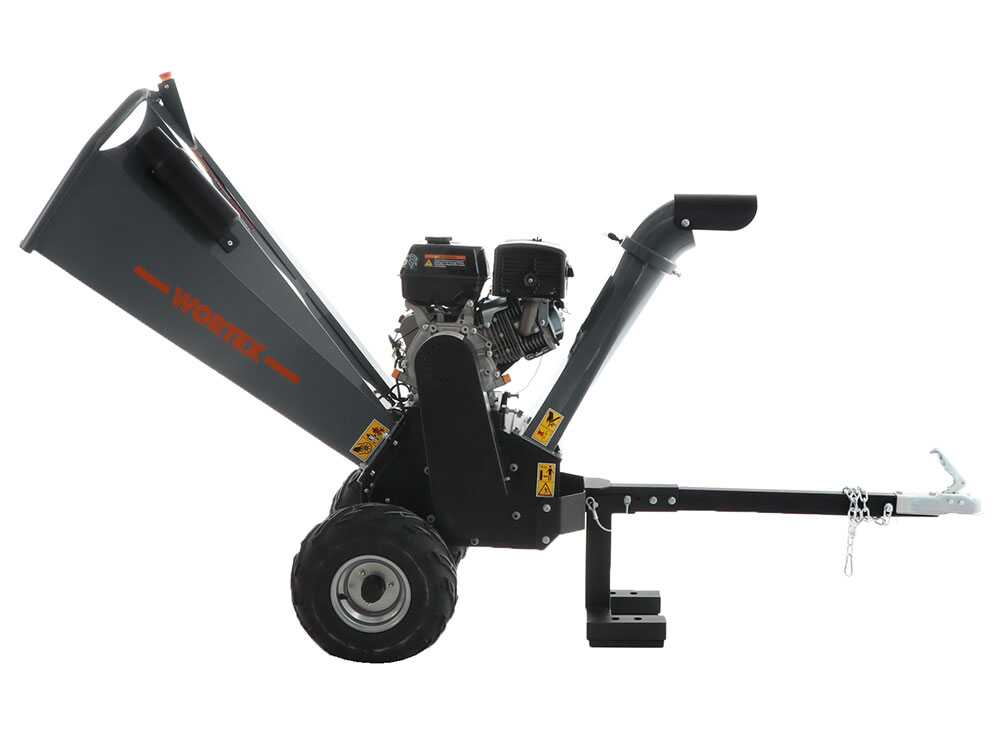 Wortex Drake D420/120L benzine hakselaar, takken tot 90 mm, detail 14
