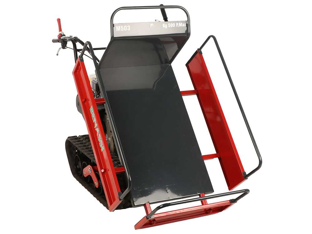 Rupsdumper laadvermogen 550 kg Benassi M503, detail 15