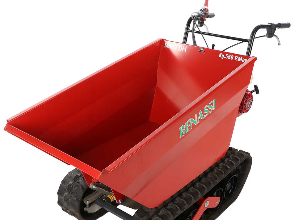 Rupsdumper laadvermogen 550 kg Benassi M503DH, hydraulisch kiepen, detail 15