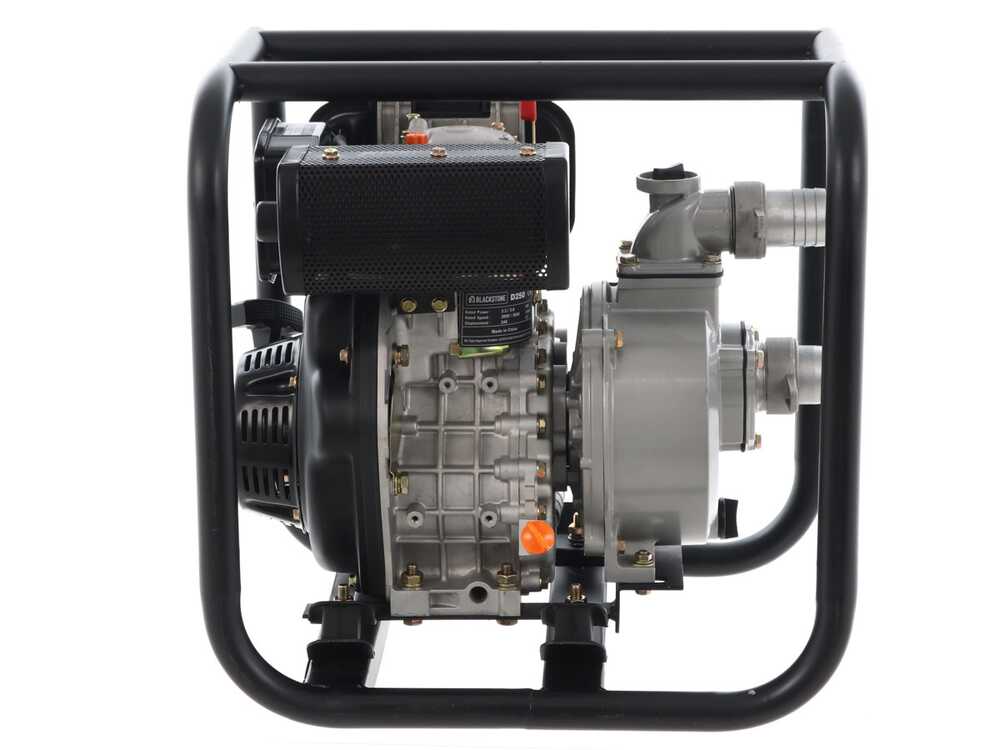BlackStone BD 5000 diesel motorpomp, aansluiting 50 mm, detail 15