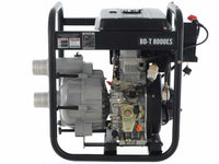 BlackStone BD-T 8000ES diesel motorpomp voor vuil water, aansluiting 80 mm, detail 15