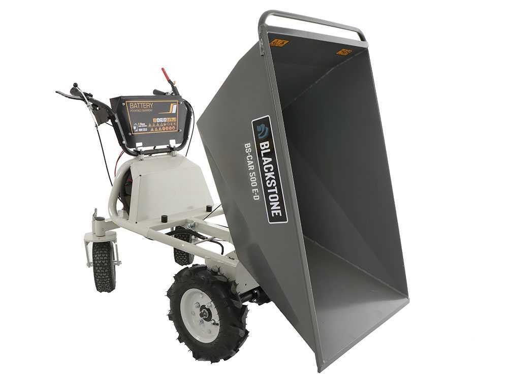 Accu motorkruiwagen laadvermogen 500 kg BlackStone BS-CAR 500 E-D, 48 V 25 Ah, detail 15