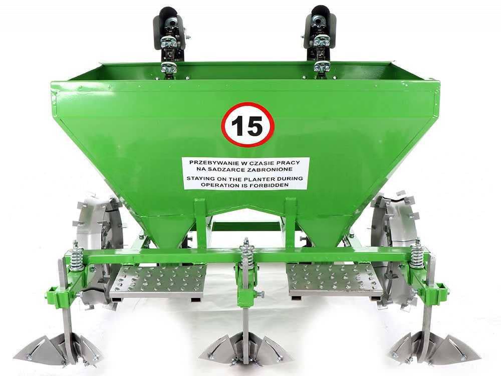 Bomet Gemini 2-rijige aardappelpootmachine, metalen wielen, detail 16