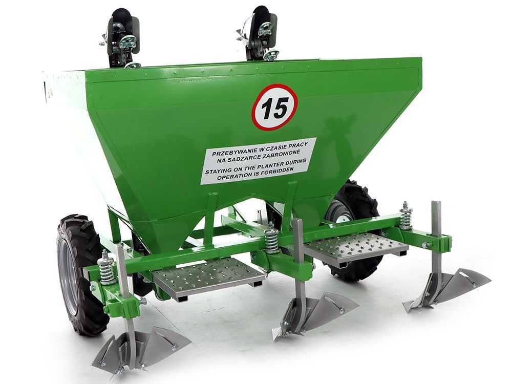 Bomet Gemini 2-rijige aardappelpootmachine, rubberwielen, detail 16
