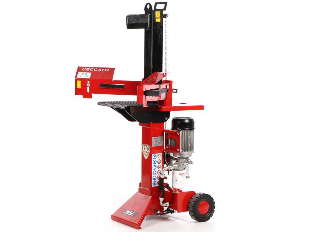 Ceccato Olindo BULL SPLE8LT elektrische houtklover, 8 ton, verticaal, detail 15