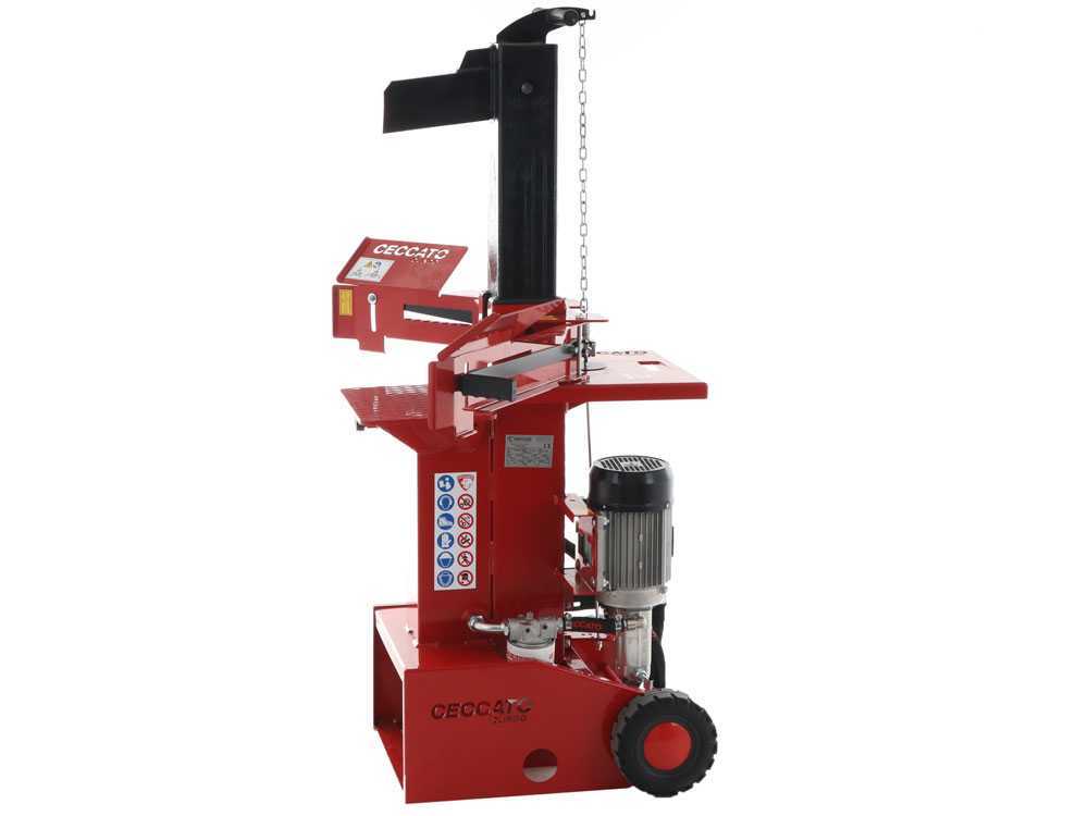 Ceccato Olindo SPLE12T elektrische houtklover, 12 ton, verticaal, detail 15