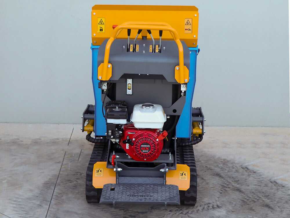 Rupsdumper laadvermogen 500 kg EuroMech EM500H-Dump & Shovel, hydraulisch kiepen, detail 16