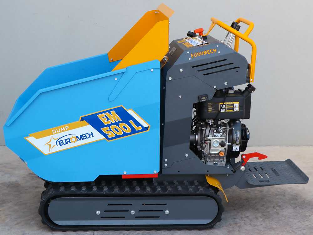 Rupsdumper laadvermogen 500 kg EuroMech EM500L-Dump, hydraulisch kiepen, detail 16