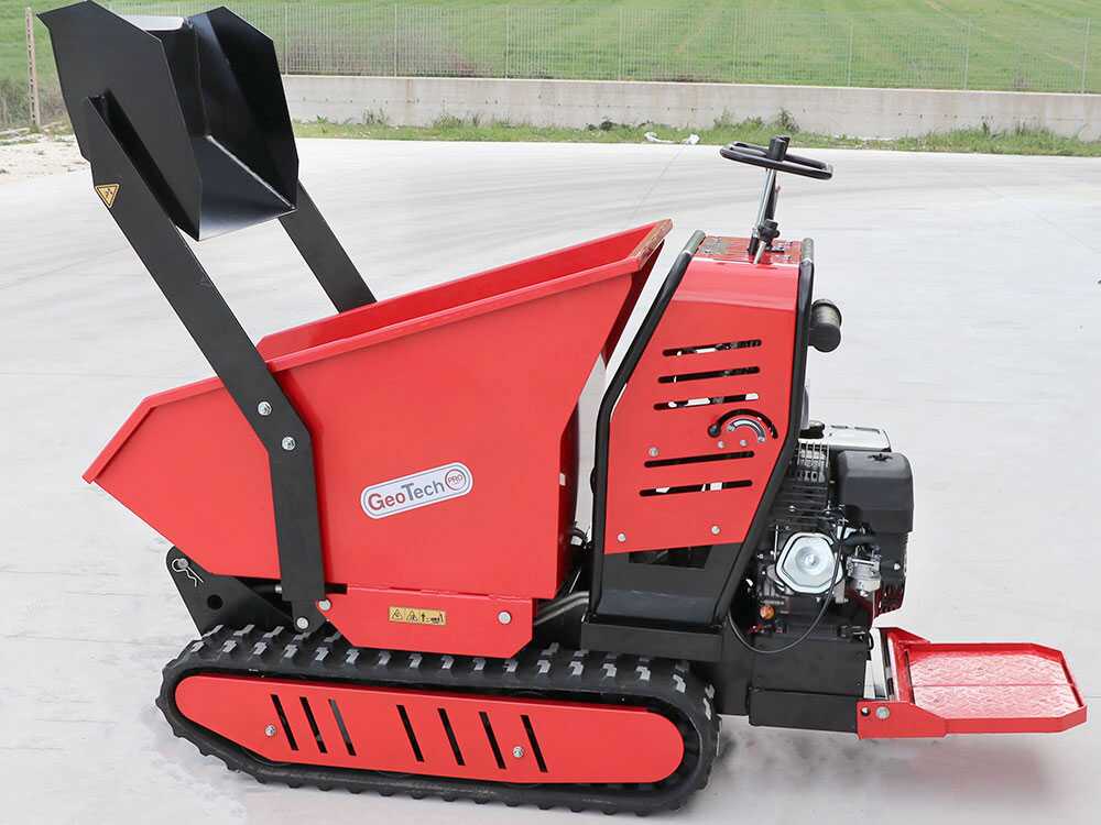 Rupsdumper laadvermogen 500 kg GeoTech Pro Geoporter 550 DHS Hydro, hydraulisch kiepen, detail 16